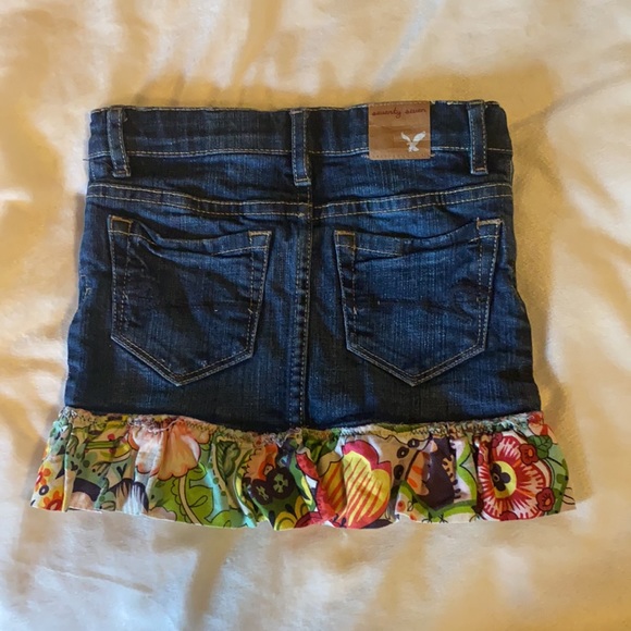 American Eagle toddler girl jean skirt.  Size 2t - Picture 3 of 4